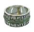 Turquoise Water Wave Sterling Silver Southwest Ring Size 5-3/4 QX85759